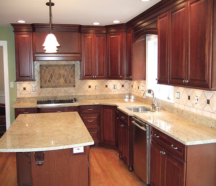 Kitchen remodel design idea. Kitchen tile backsplash design