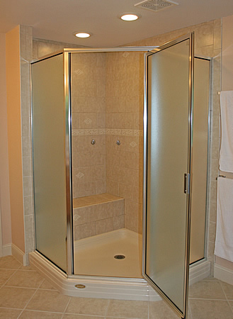 Master bathroom manassas shower