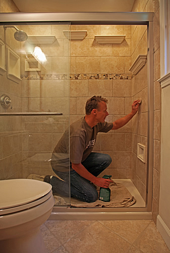 Bathroom Remodeling Diy Information, Bathroom Tile Border Height