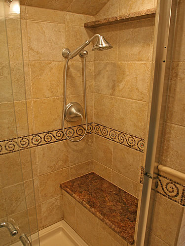 bathroom shower tile remodeling picture