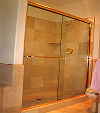 marble shower picture