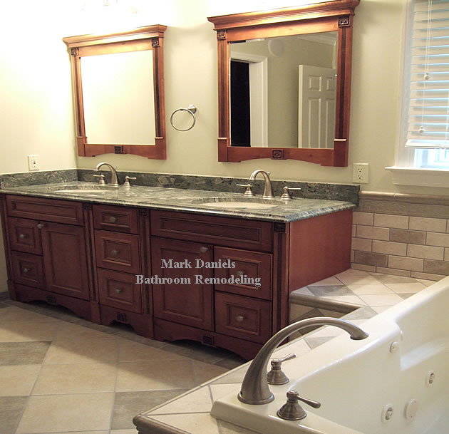 waterfall granite vanity top