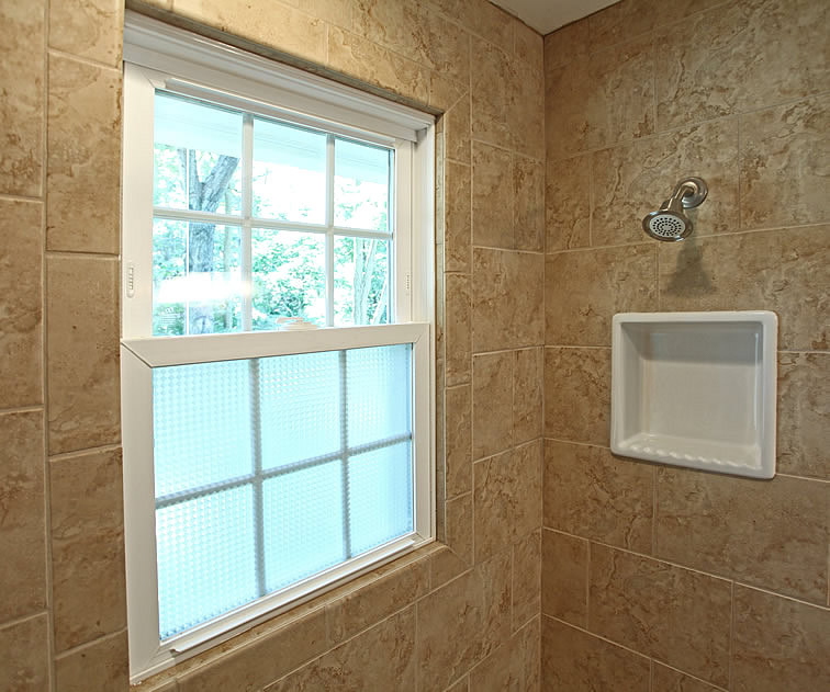 Tile Shower with Window