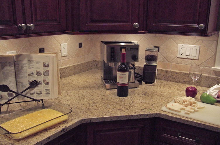 Pictures Of Stacked Stone Backsplash